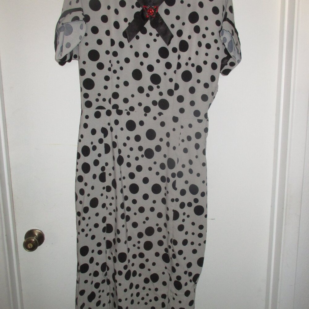 New without tags Bettie Page bombshell polka dot dress size XL